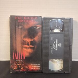 4/$20 Fallen Promotional Copy VHS Thriller Denzel Washington Screener